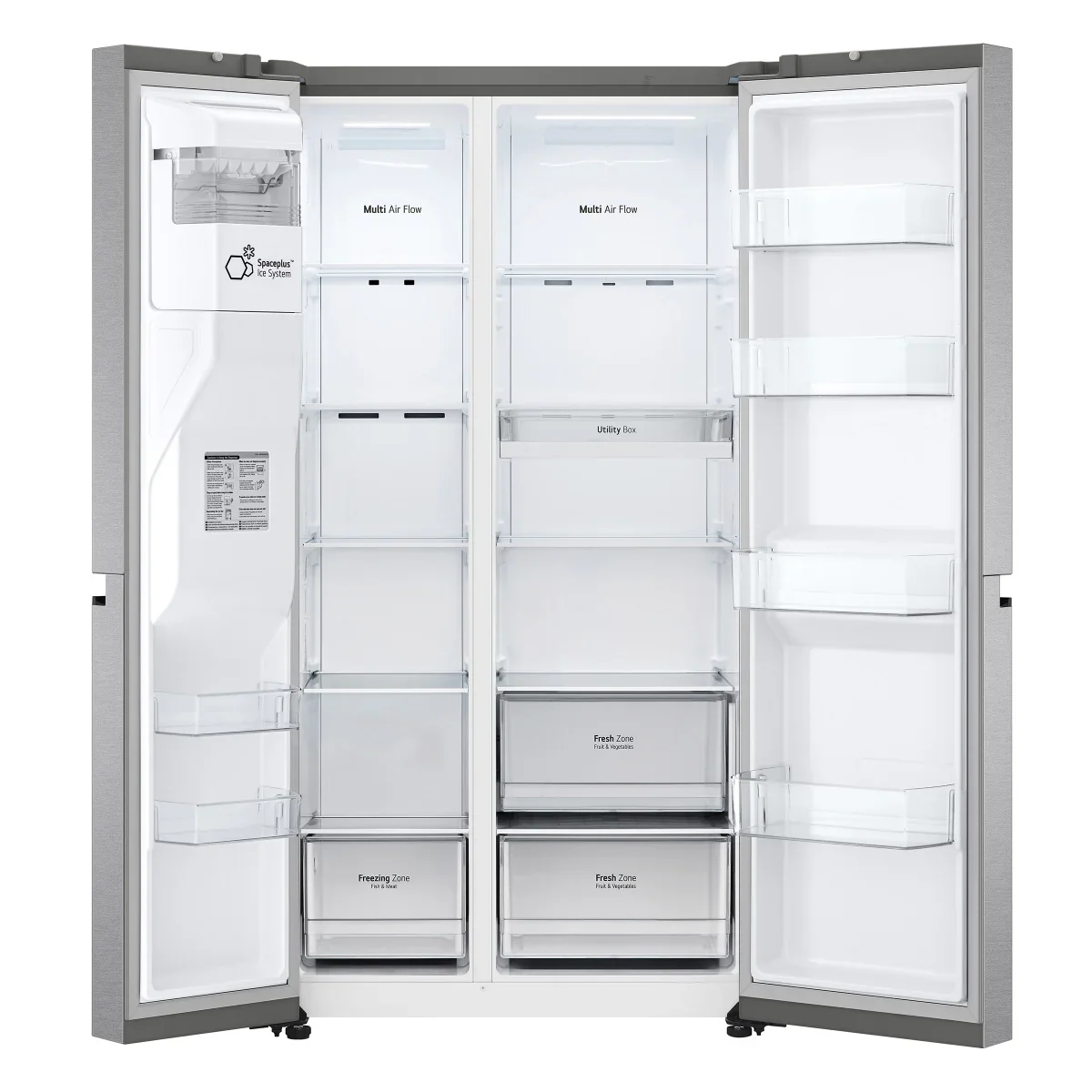 LG - Réfrigérateur côte à côte avec distributeur de glace et d'eau 36 po. 23 pi³ - Image 2