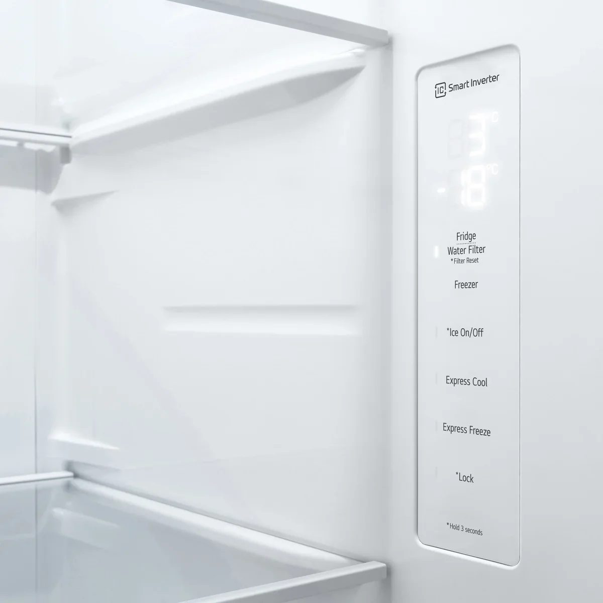 LG - Réfrigérateur côte à côte avec distributeur de glace et d'eau 36 po. 23 pi³ - Image 3