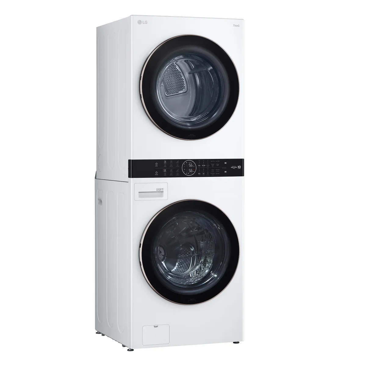 LG - Tour de lavage à chargement frontal, laveuse de 5,2 pi³ et sécheuse électrique de 7,4 pi³ - Image 2