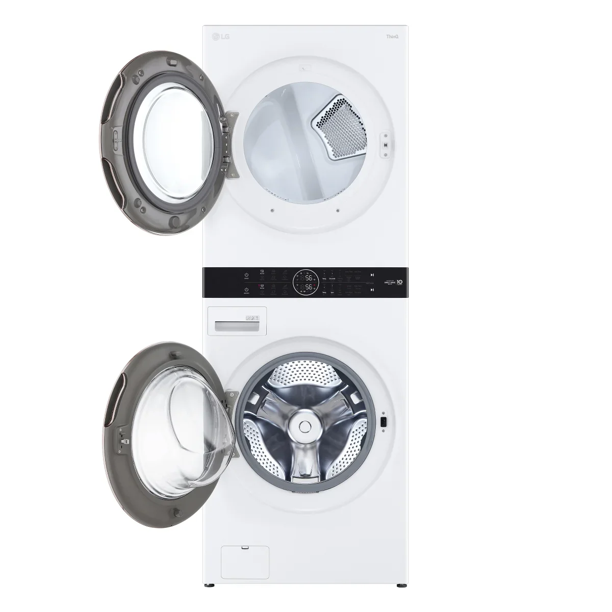 LG - Tour de lavage à chargement frontal, laveuse de 5,2 pi³ et sécheuse électrique de 7,4 pi³ - Image 3