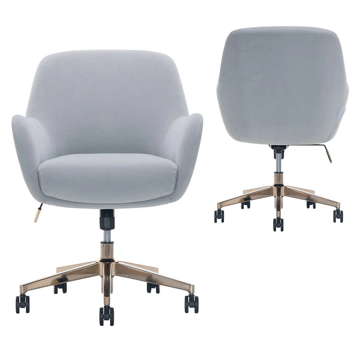 Lillian August Elyse - Fauteuil de bureau en tissu en velours - Image 3