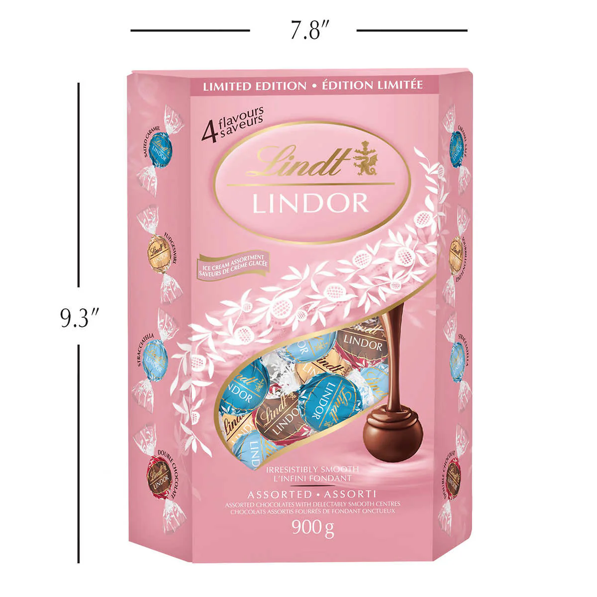 Lindt - Truffes Lindor assortis à saveur de crème glacée, 900 g - Image 3