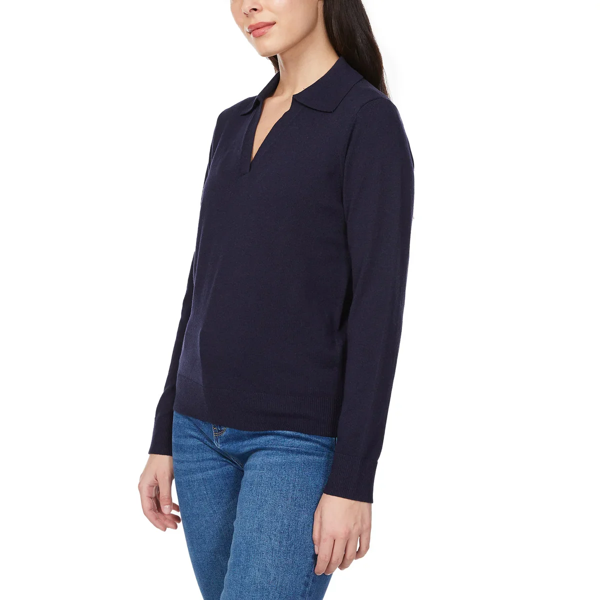 Loft – Chandail en tricot fin à col Johnny - Image 10