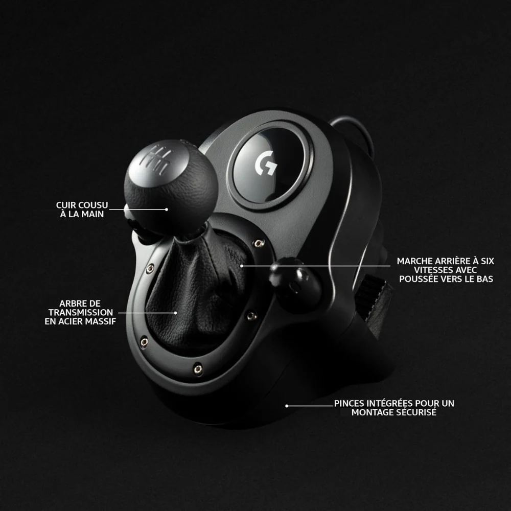 Logitech - Volant de course G920 Driving Force + pédales + levier de vitesse - Image 6