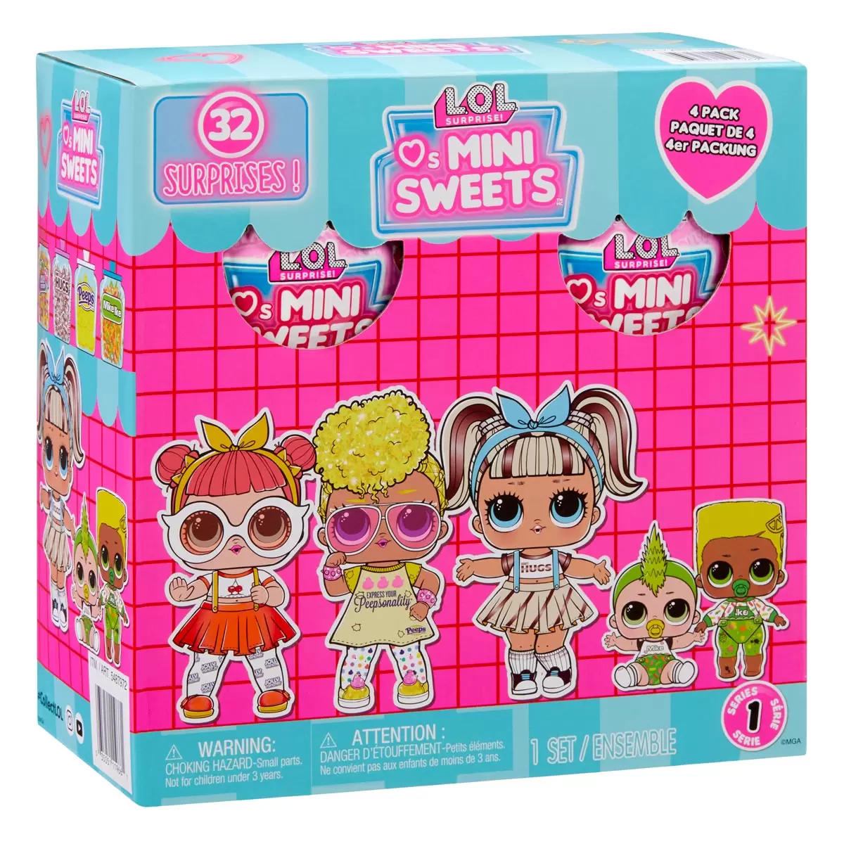 LOL Surprise - Mini Sweets Peeps ensemble de 4