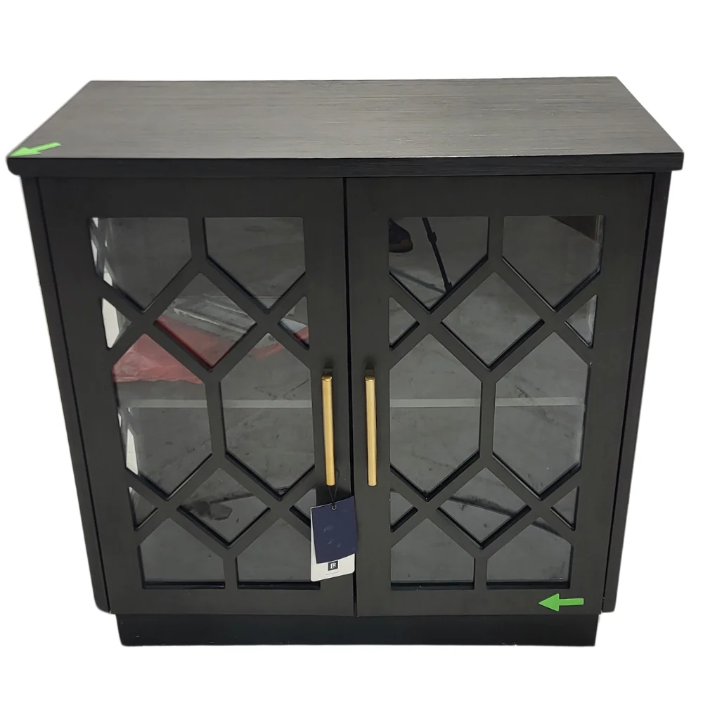 Loxley Rowe - Ari armoire d'appoint avec portes en verre