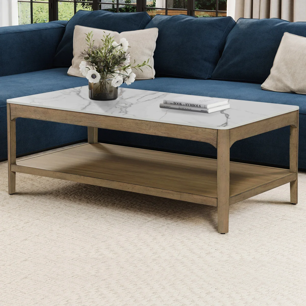 Loxley Rowe - Table basse dessus en pierre Mindi - Image 2