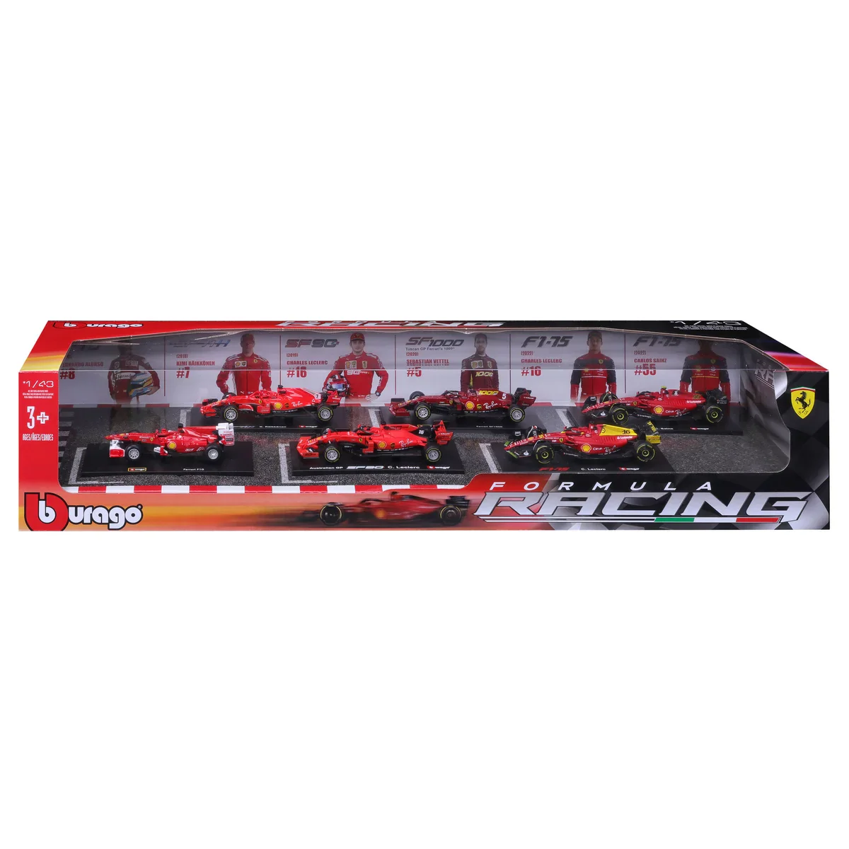 Maisto - Ensemble de Formule 1 - 1:43, paquet de 6