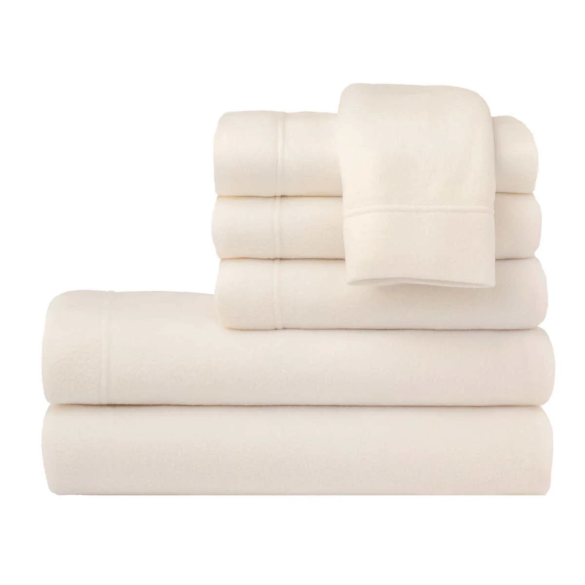 Martha Stewart - Ensemble de draps en micropolaire, 6 pièces - Image 2