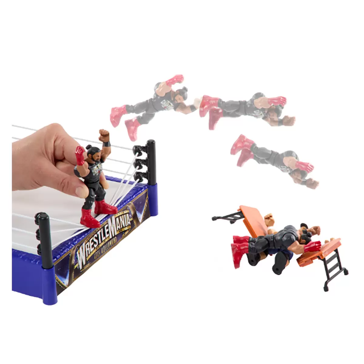 Mattel - WWE ring rebondissant avec figurines - Image 3