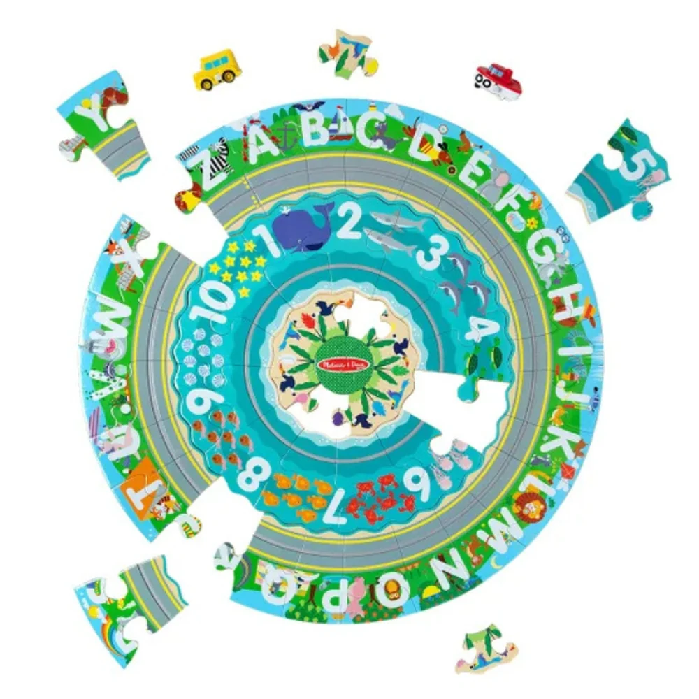 Melissa & Doug - Casse-tête de sol, piste de course - Image 2