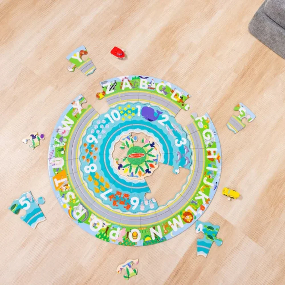 Melissa & Doug - Casse-tête de sol, piste de course - Image 5