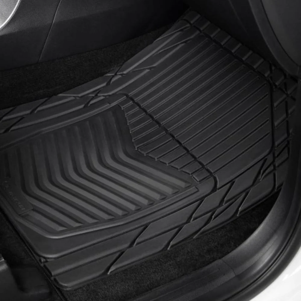 Michelin - Tapis de voiture recyclé, 4 pièces, noir - Image 4