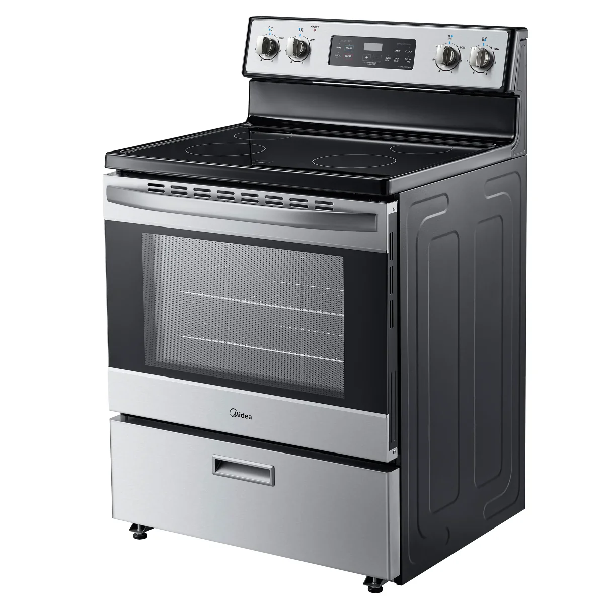 Midea - Cuisinière autoportante à surface de cuisson lisse de 30 po et 5,1 pi³ - Image 2