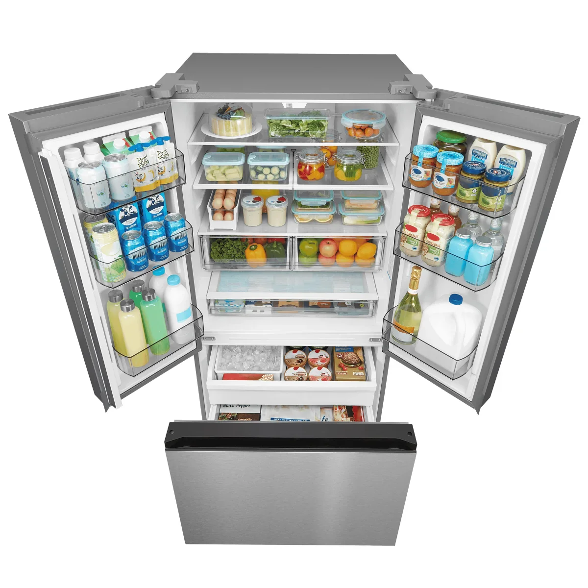 Midea - Réfrigérateur à portes françaises de 33 po et 22,6 pi³ - Image 4