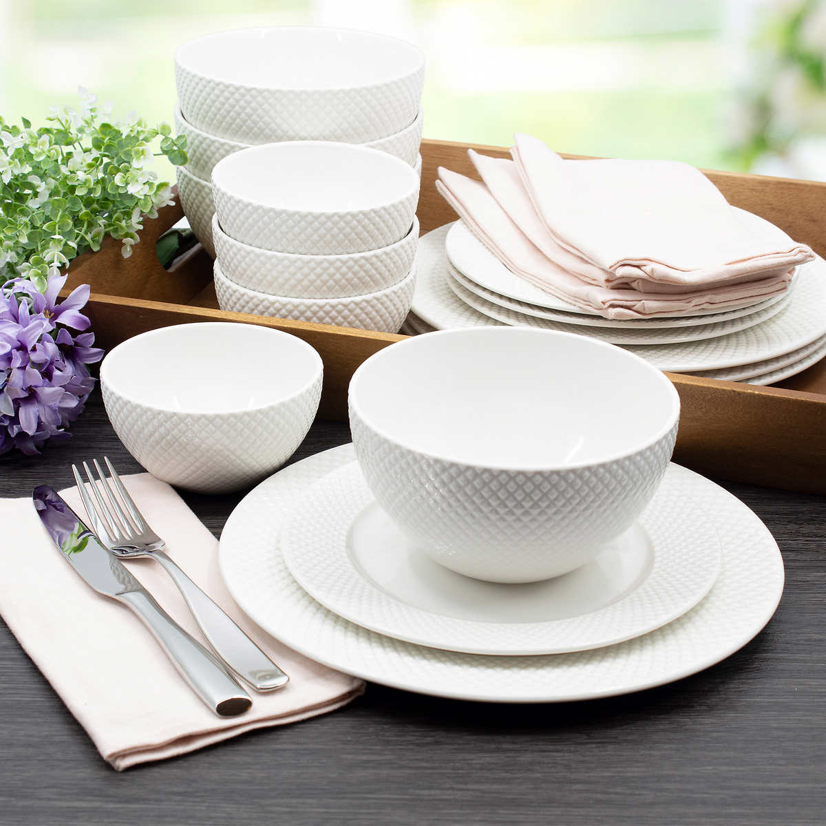Mikasa Huntington - Service de vaisselle en porcelaine, 16-pièces - Image 2