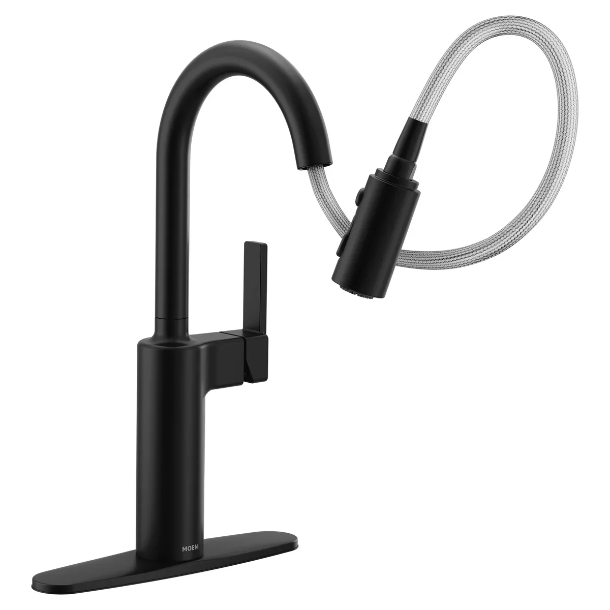 Moen - Robinet de cuisine à poignée unique et douchette extractible Nilain - Image 8