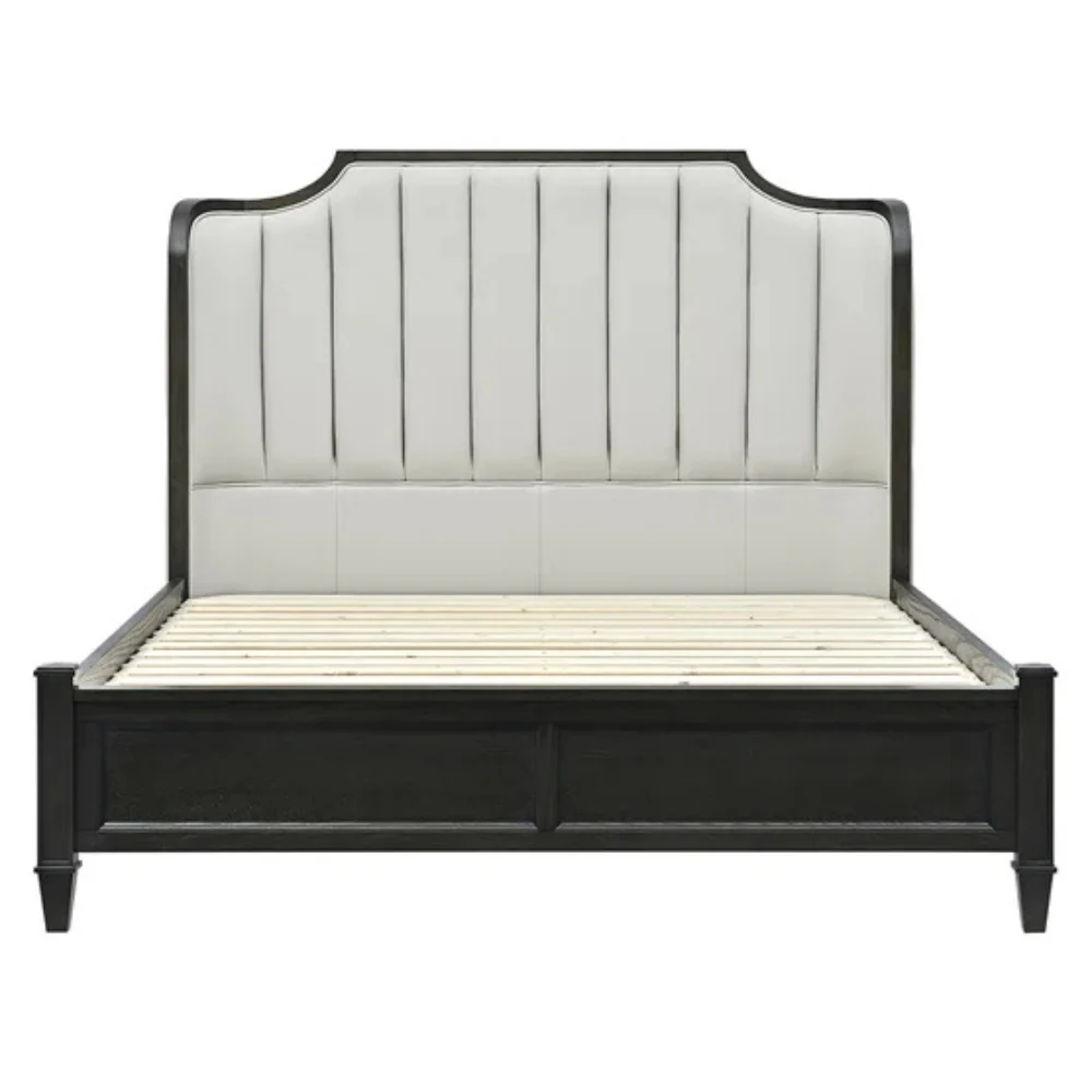 Moran Home - Lit en cuir pleine fleur Monarch