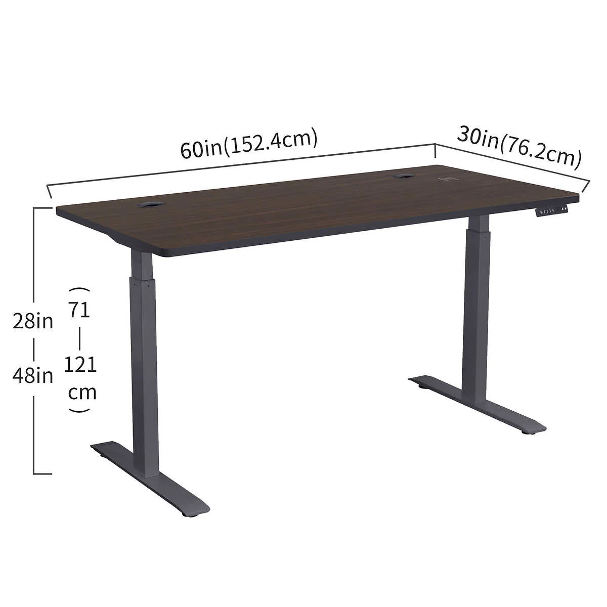 Motionwise - Bureau debout à hauteur réglable (60 po × 30 po) - Image 3