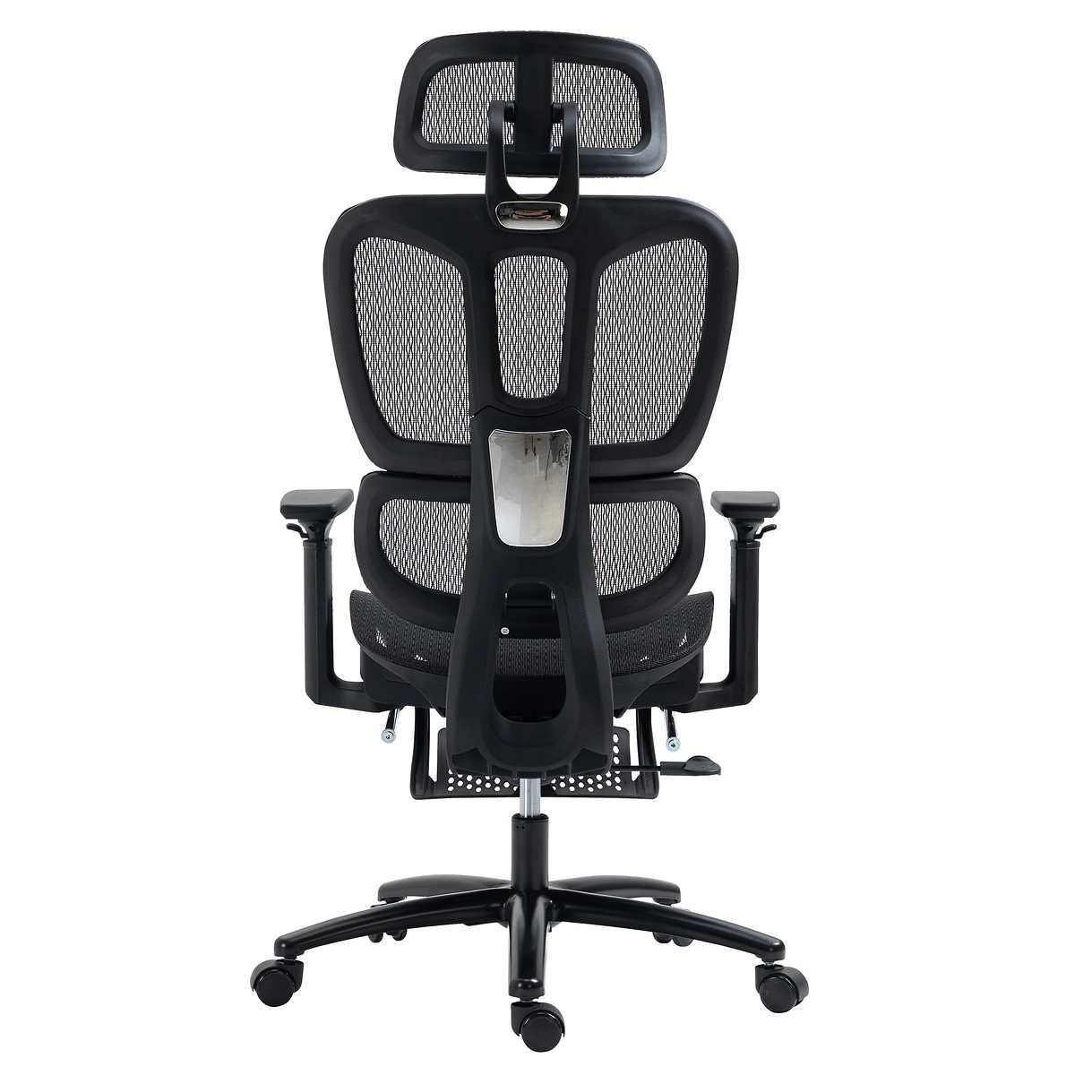 Motionwise - Chaise en maille à dossier haut avec repose-pieds - Image 3