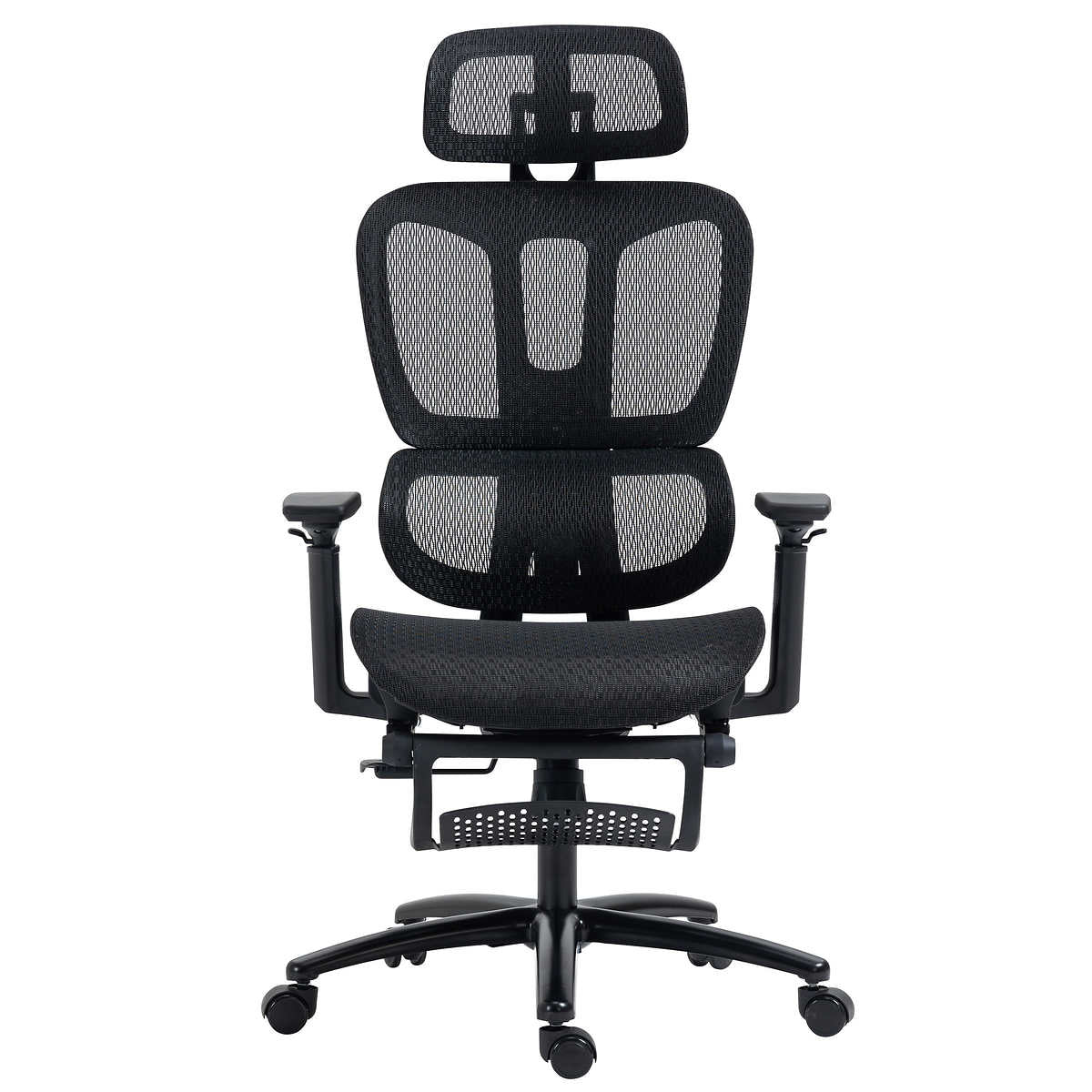 Motionwise - Chaise en maille à dossier haut avec repose-pieds - Image 5