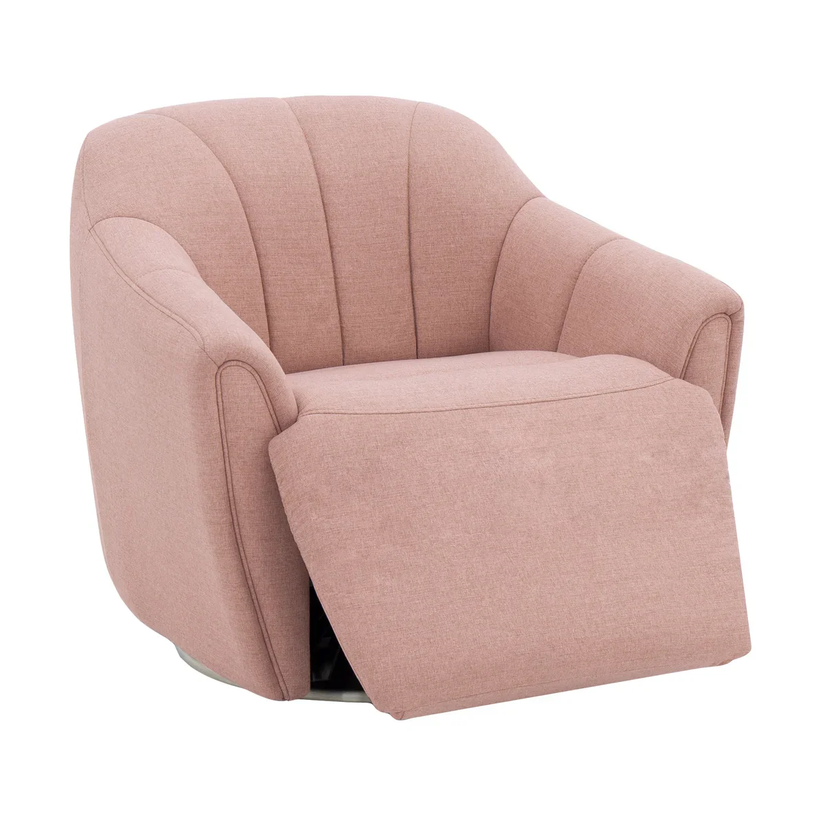 Moto Motion - Fauteuil Fiona pivotant en tissu avec repose-pieds motorisé - Image 2