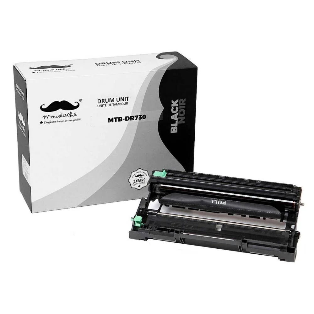 Moustache - Ensemble de 2 cartouches à tambour, compatible Brother DR730 (MTB-DR730)