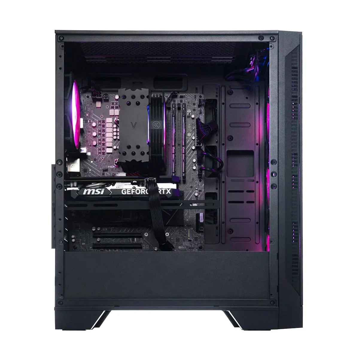 MSI Codex R2 - Ordinateur de bureau de jeux, Intel Core i5-13400F, NVIDIA GeForce RTX 3050 de 6 Go - Image 6