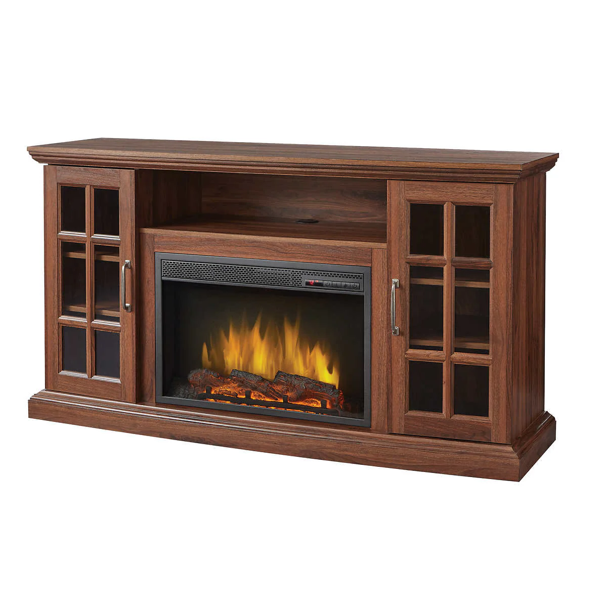 Muskoka - Foyer électrique multimédia Laurentian de 149,9 cm (59 po), noyer bruni - Image 6