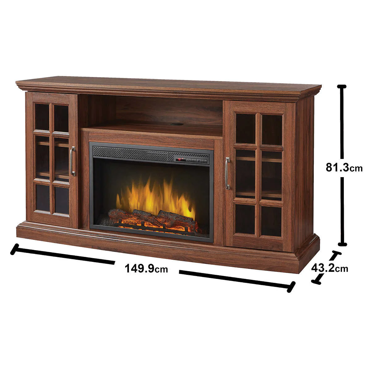 Muskoka - Foyer électrique multimédia Laurentian de 149,9 cm (59 po), noyer bruni - Image 7