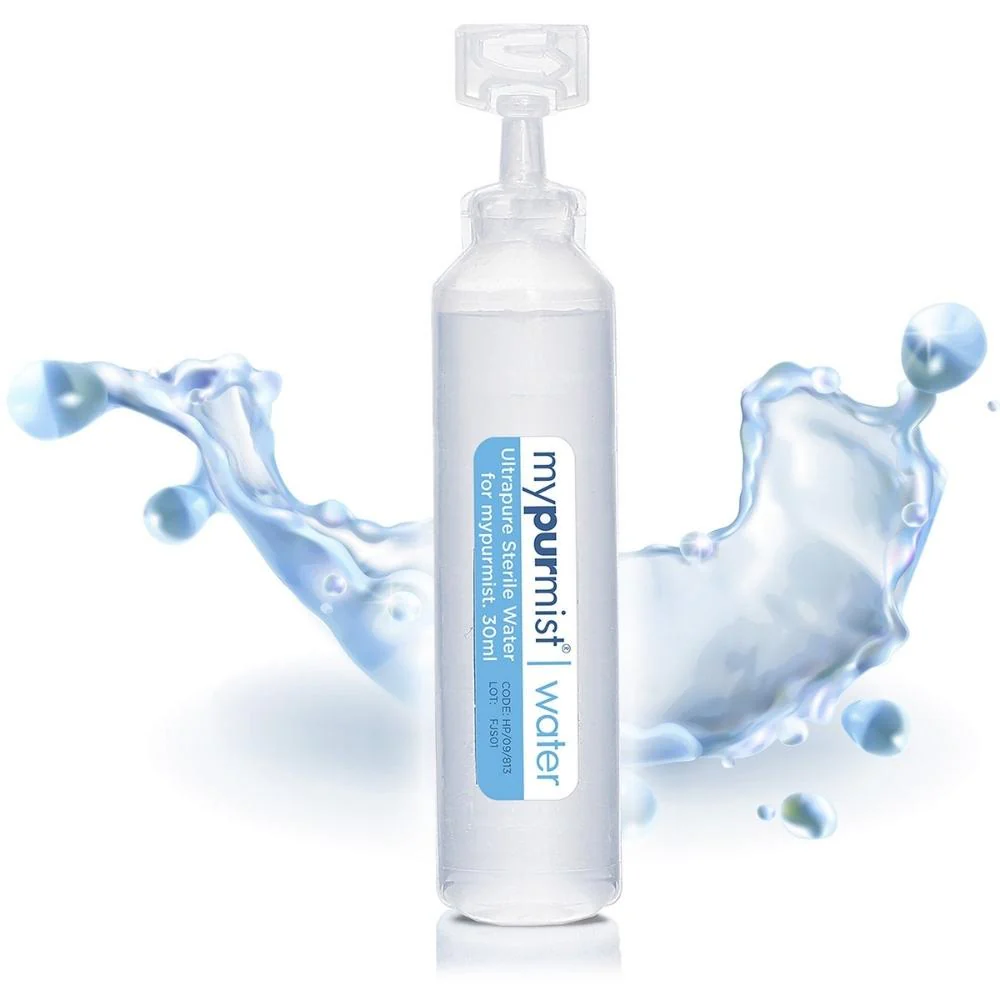 MyPurMist - Ensemble de 2 boîtes de 20 recharges d’eau stérile ultrapure - Image 2