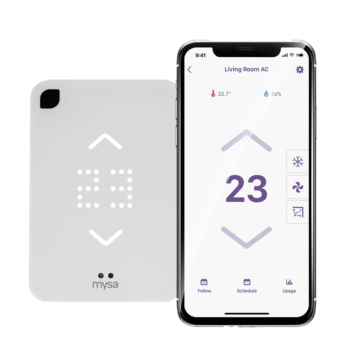 Mysa - Thermostat intelligent pour thermopompes mini-split et climatiseur portable - Image 4