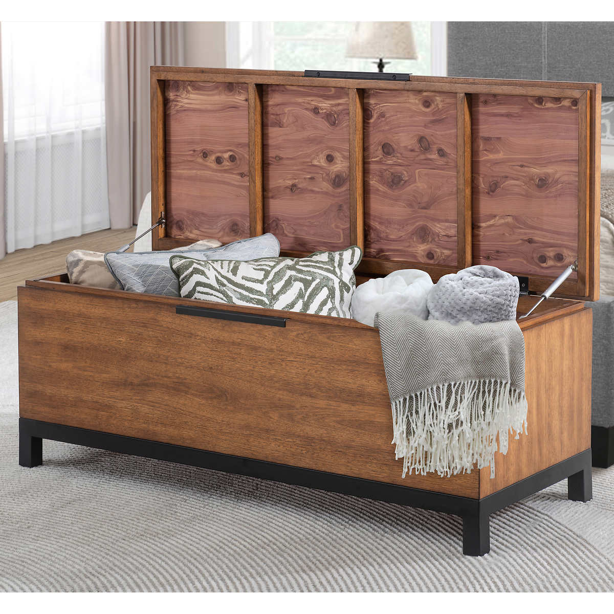 Napa River Furnishings - Banc-coffre en cèdre aromatique Dawson - Image 2
