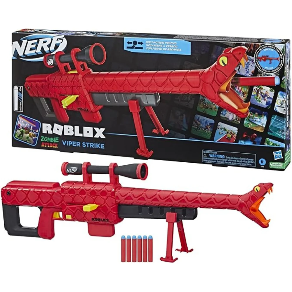 Hasbro - Pistolet à fléchettes en mousse - Nerf Roblox Zombie Attaque - Image 4