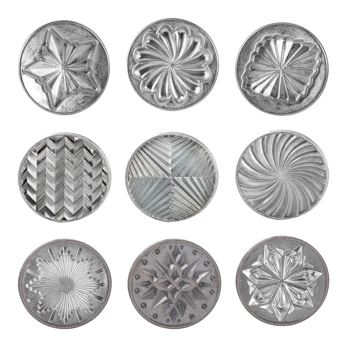 Nordic Ware - Jeu d'étampes à biscuits, 9-pièces
