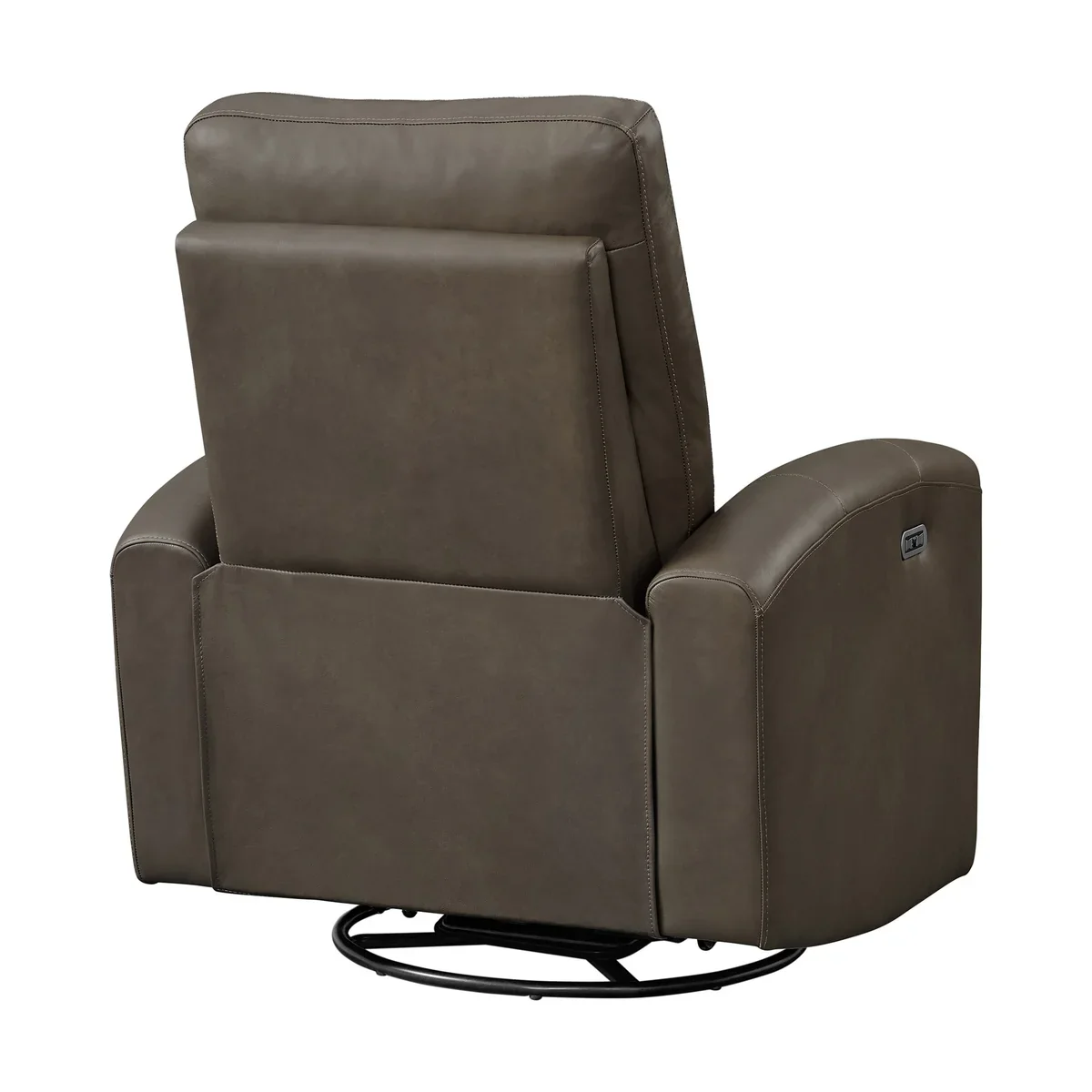 Northridge Home - Fauteuil en cuir pleine fleur pivotant à inclinaison motorisée - Image 10