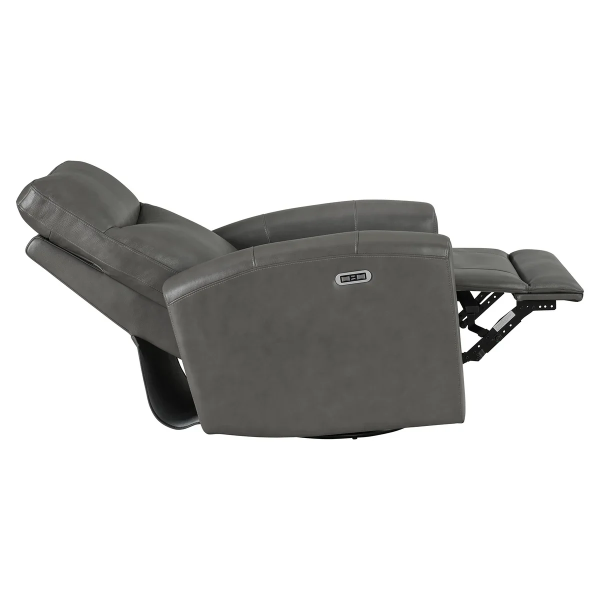 Northridge Home - Fauteuil en cuir pleine fleur pivotant à inclinaison motorisée - Image 5