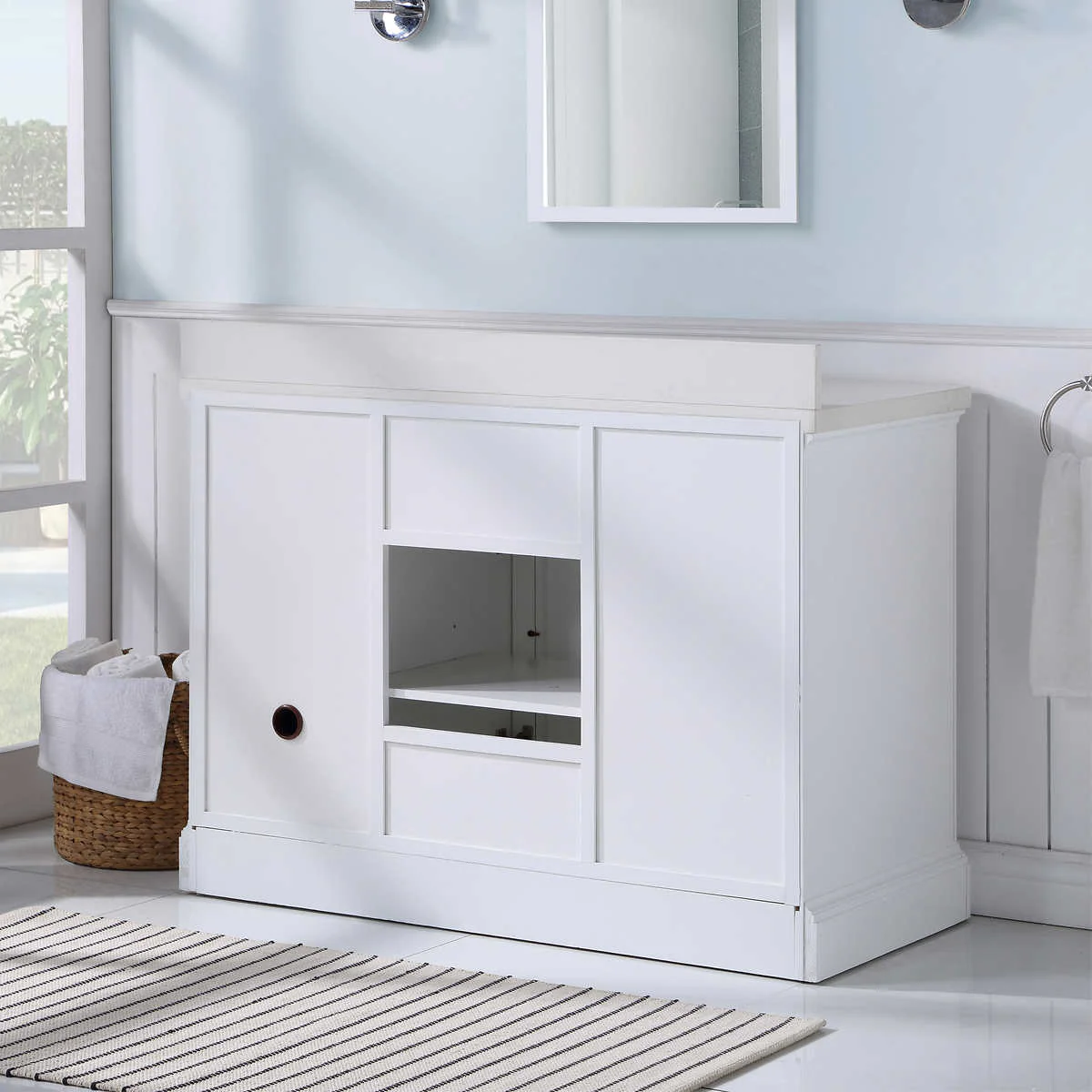 Northridge Home - Meuble-lavabo Augusta de 48 po à portes réversibles à persienne - Image 8