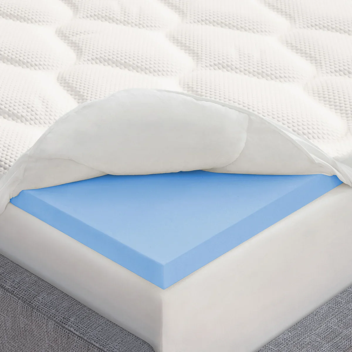 Novaform – Surmatelas de 4 po en mousse viscoélastique à plateau-coussin - Image 3