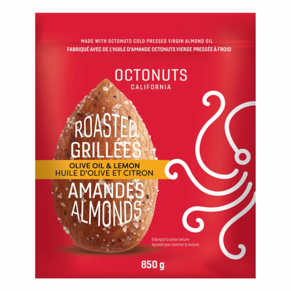 Octonuts - Amandes grillées à l'huile d'olive et au citron