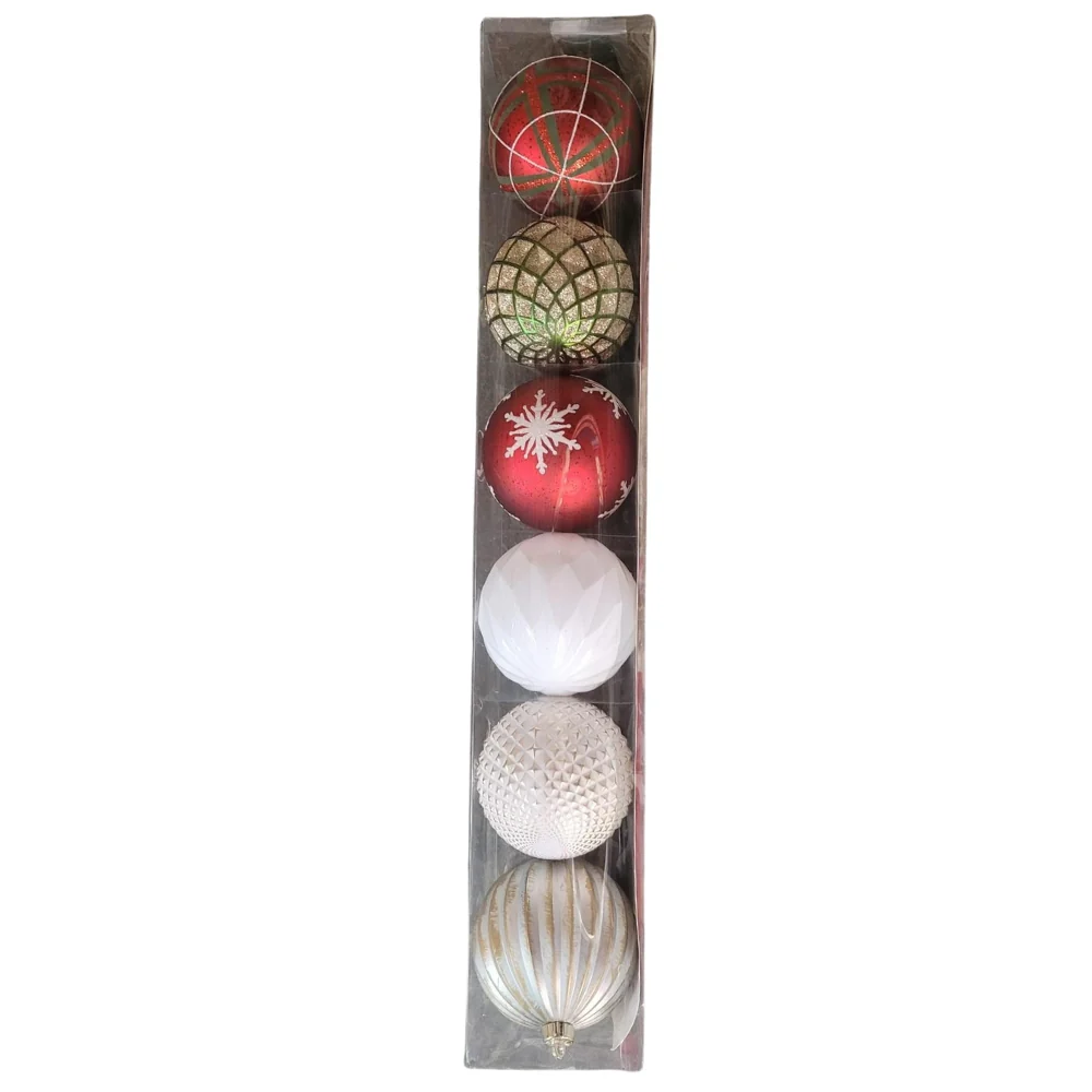 Ornements de grande taille, 6 pièces