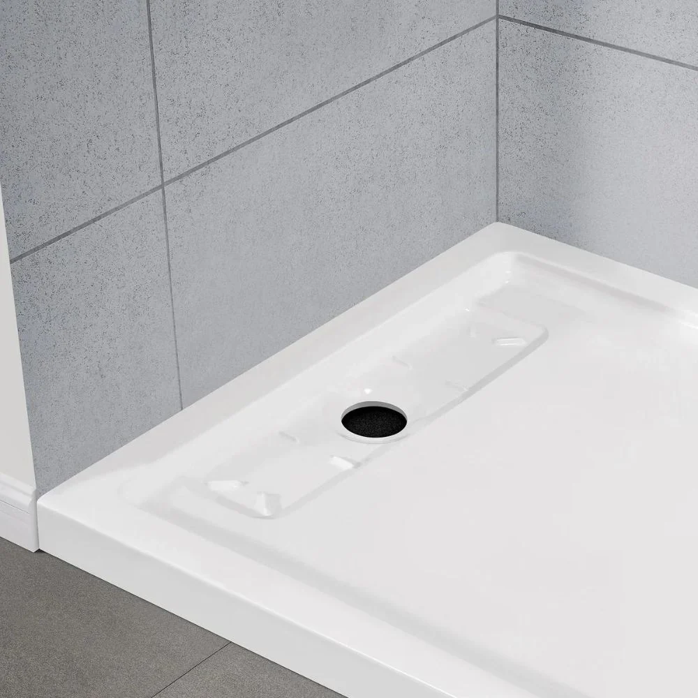 OVE - Base de douche blanche en acrylique - Image 4