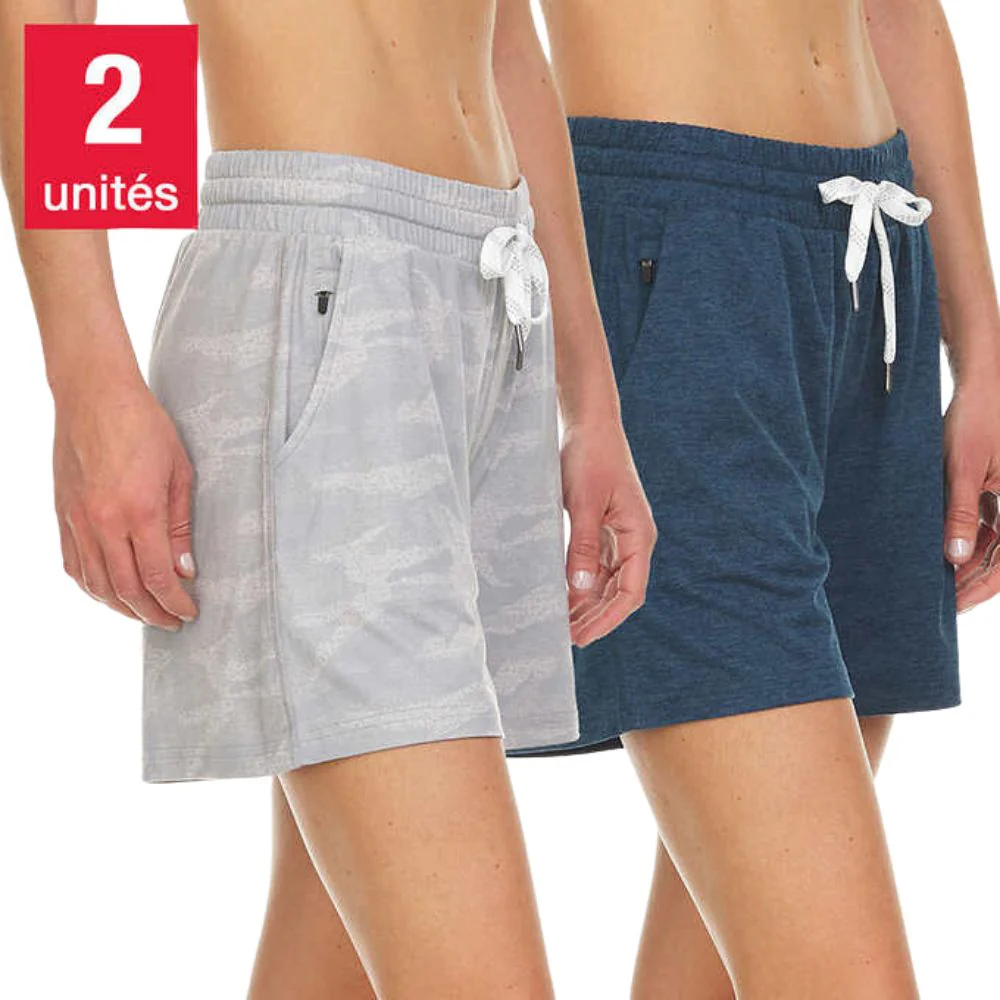 Pacific Trail – Pantalon court douillet, paquet de 2