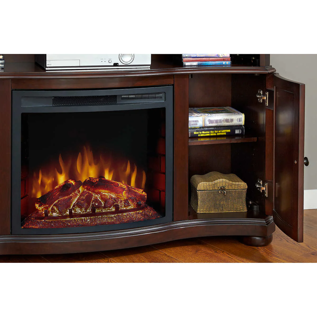 Pleasant Hearth – Meuble audio-vidéo Merrill à foyer électrique - Image 3