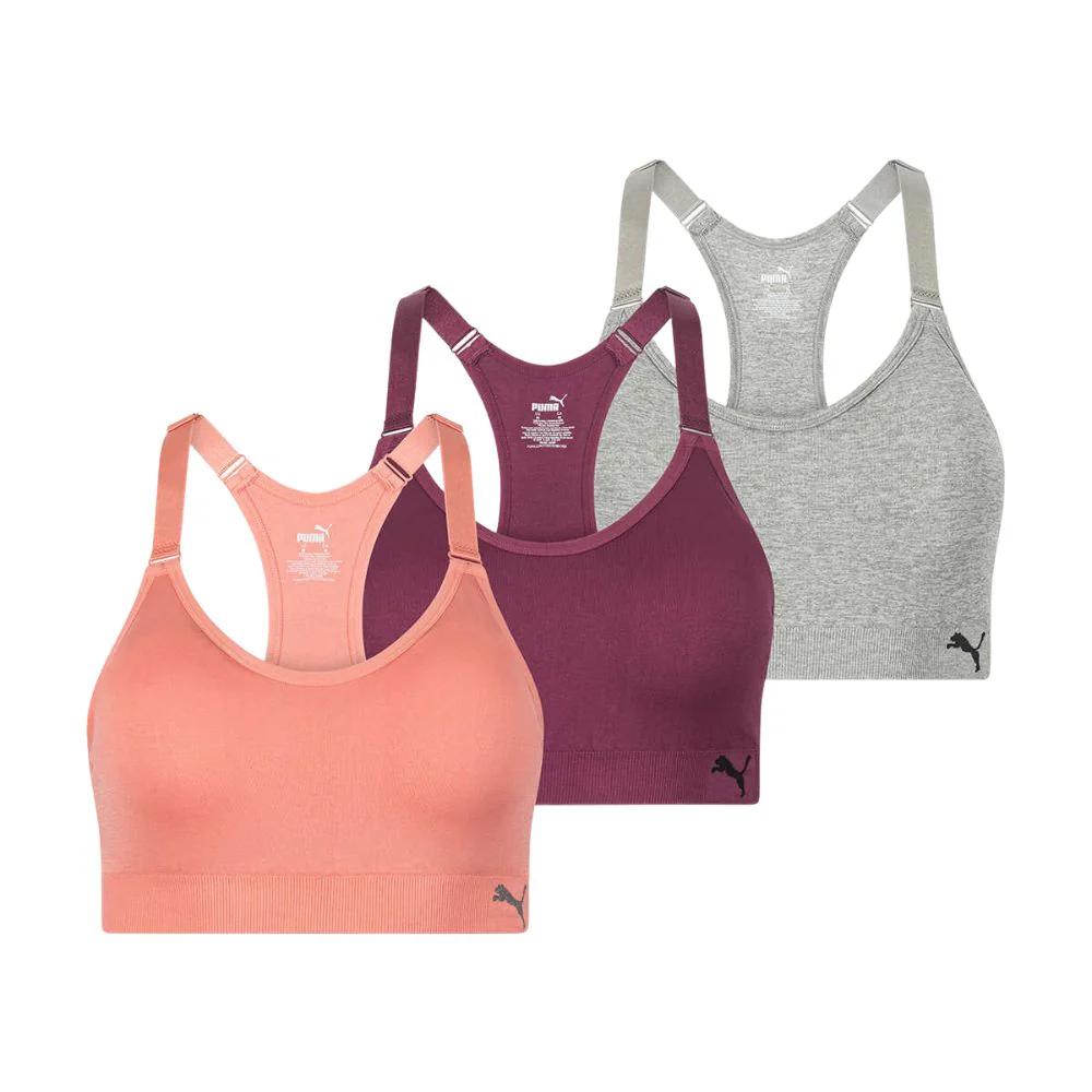 Puma - Soutien-gorge de sport, paquet de 3 - Image 5