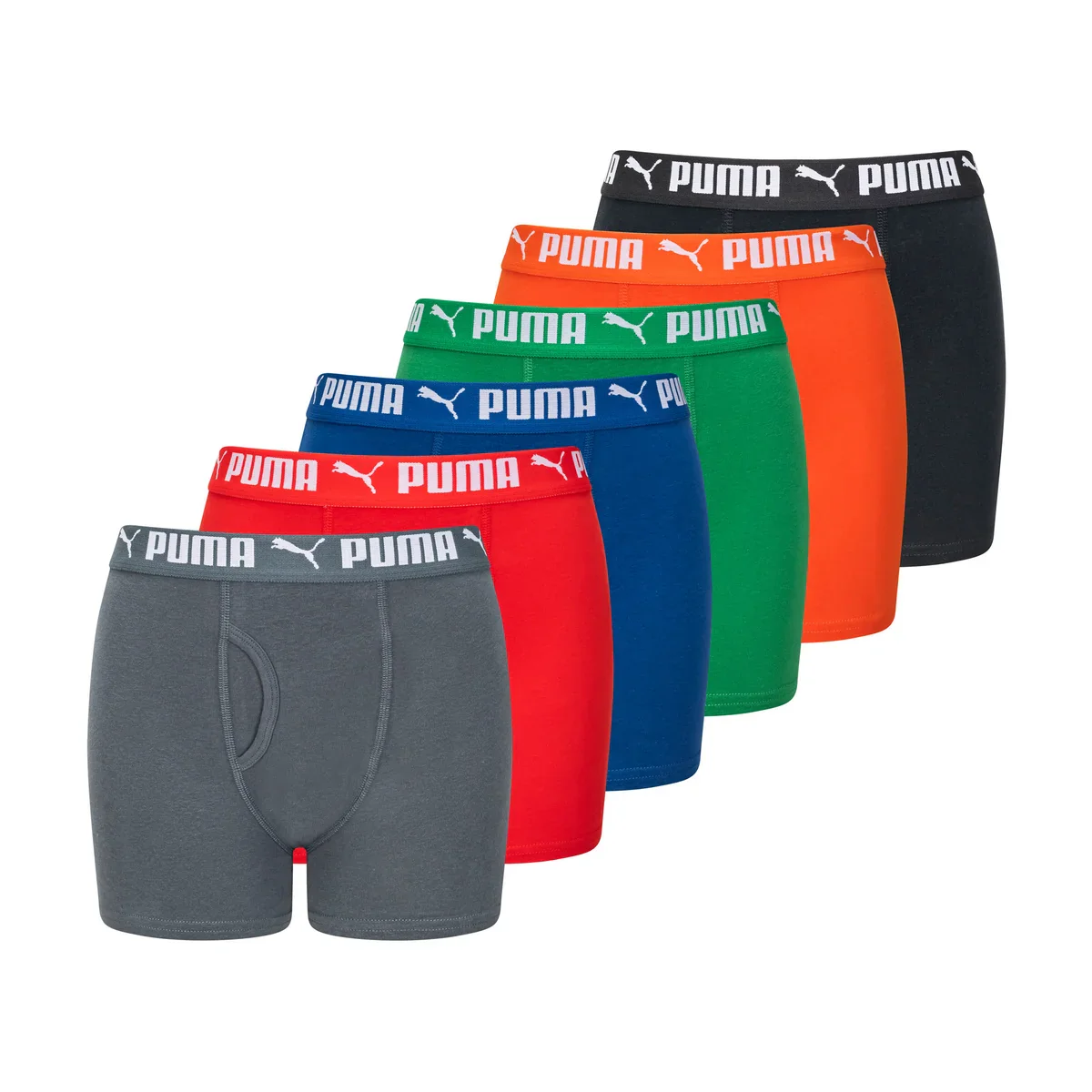 Puma – caleçons boxeurs ajustés, paquet de 6 - Image 2
