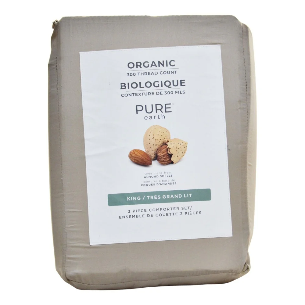 Pure Earth - Ensemble d'édredon bio 3 pièces - Image 2