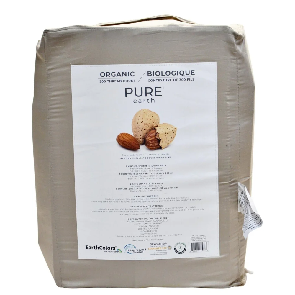 Pure Earth - Ensemble d'édredon bio 3 pièces - Image 3
