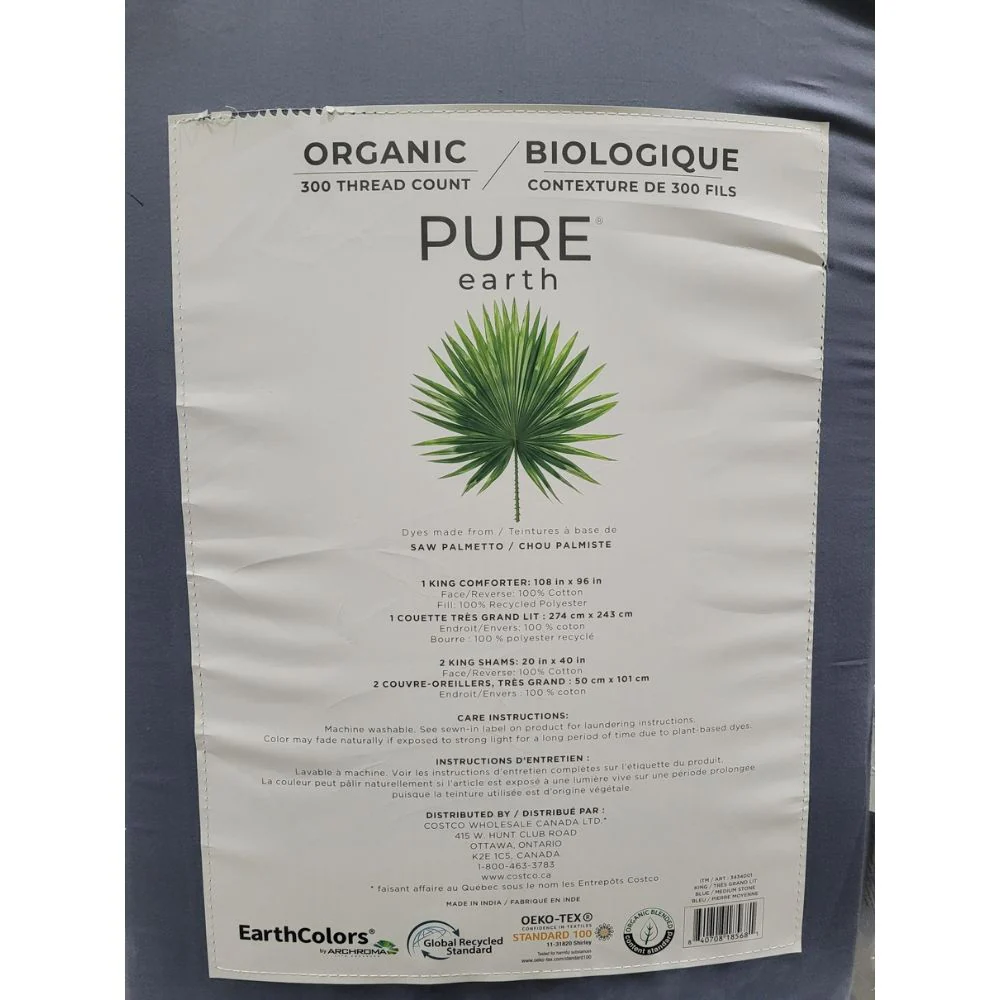 Pure Earth - Ensemble d'édredon bio 3 pièces - Image 5