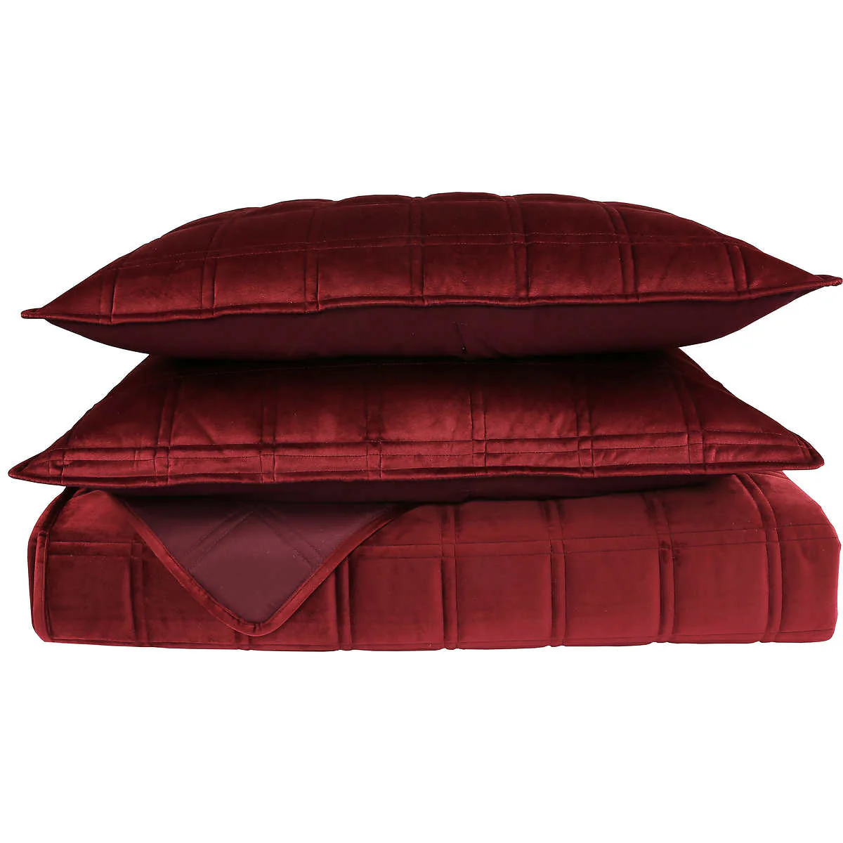 Revolution Home Decor - Ensemble couvre-lit 3 pièces en velours matelassé - Image 2